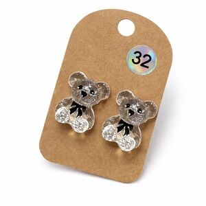 Clear Teddy Studs